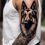 The Black German Shepherd Tattoo: A Symbol of Loyalty and Strength